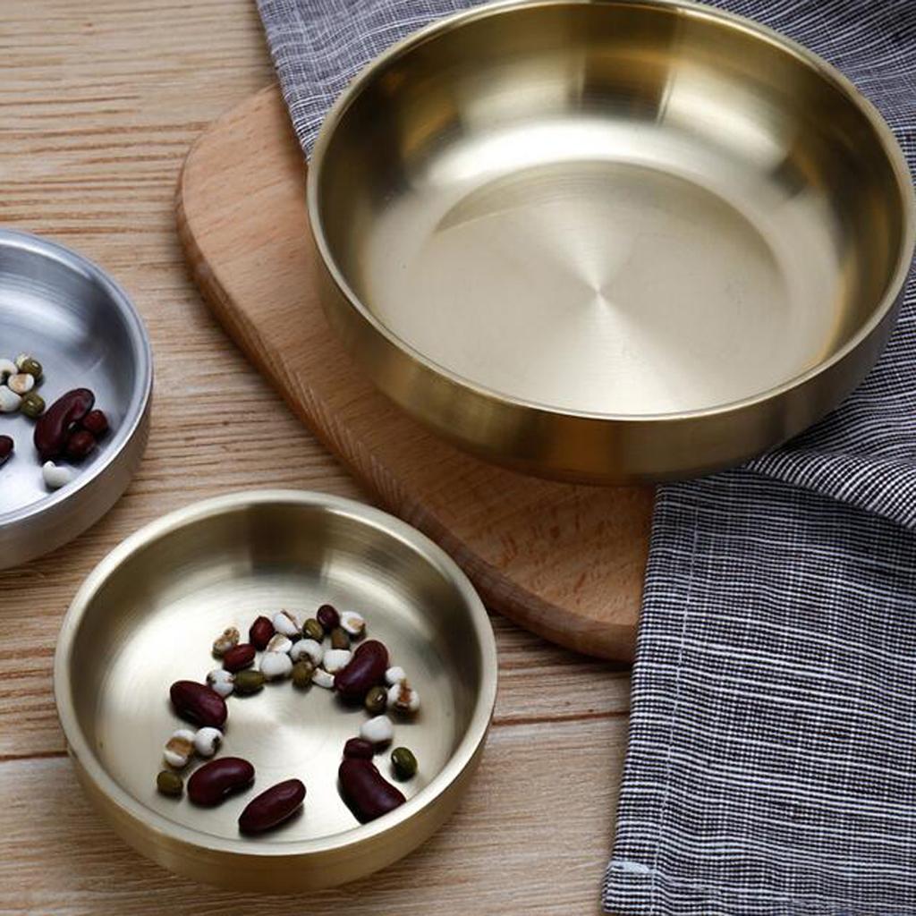 Korean Food Snacks - 304 roestvrijstalen Koreaanse stijl sauskom ronde