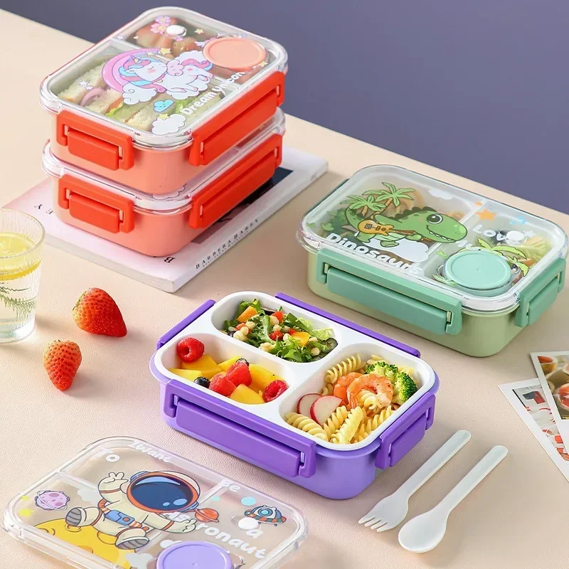Food Snacks For School - Eenhoorn Cartoon Bento Lunchbox voor kinderen