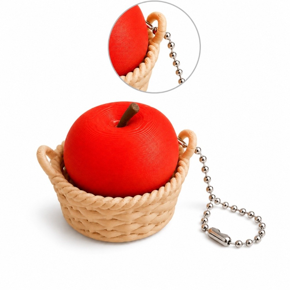 Food Zinc - Simulatie Fruit 3D Geprinte Sleutelhanger Simulatie