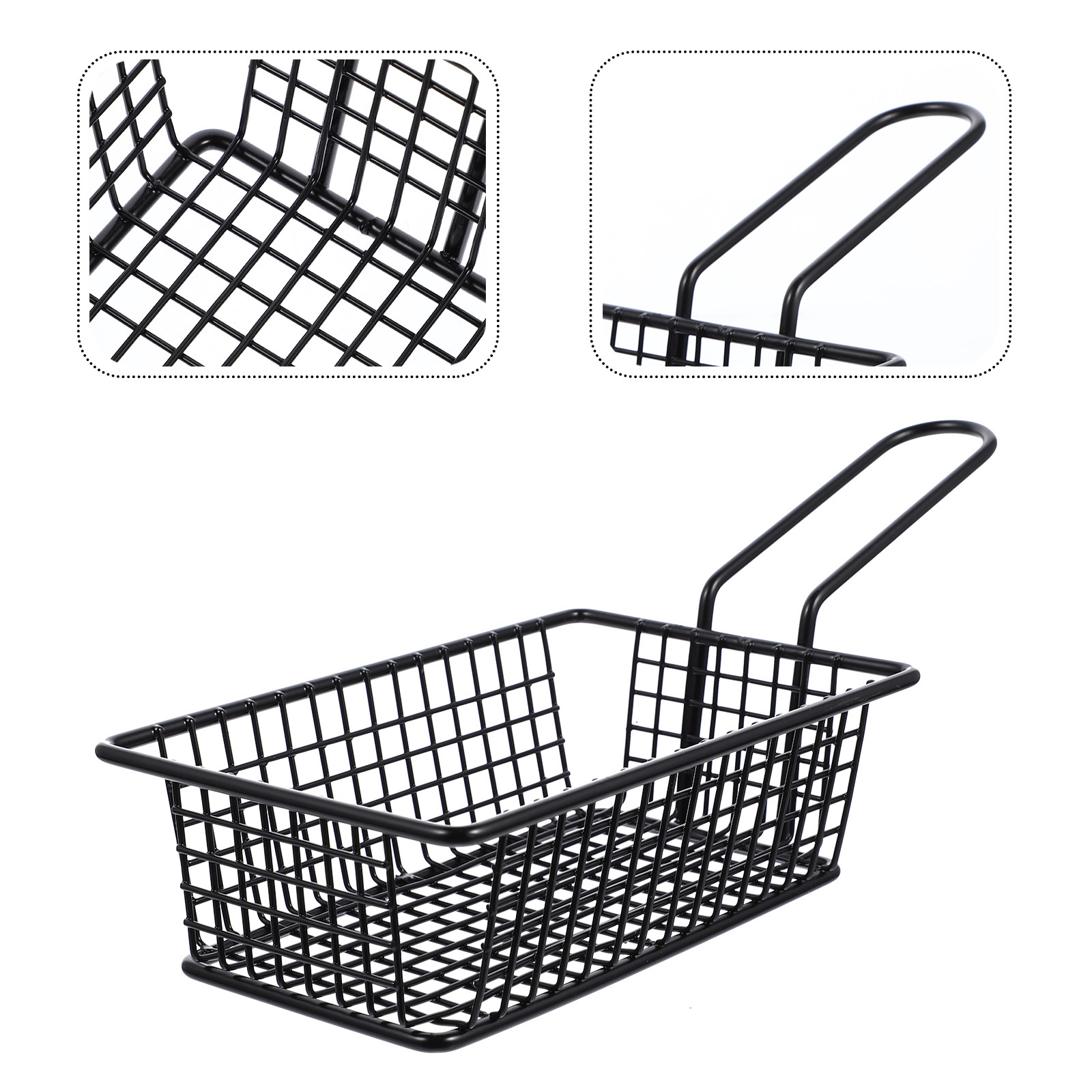 Food Snacks High In Iron - Frituurmand van hoge kwaliteit, ijzeren snackhouder,