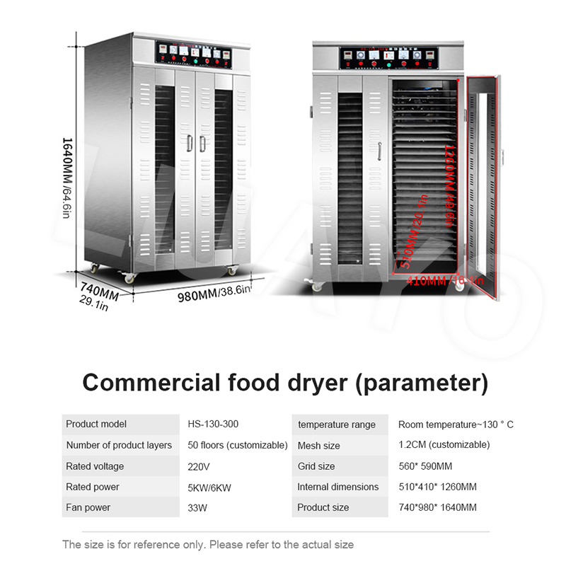 Food Dehydrator Snacks - 40-laags groente- en huisdierensnack droogmachine van