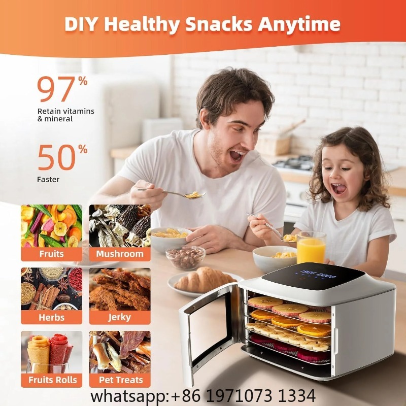 Digitale voedseldroger - 4-laa - Food Dehydrator Snacks recensie en prijs