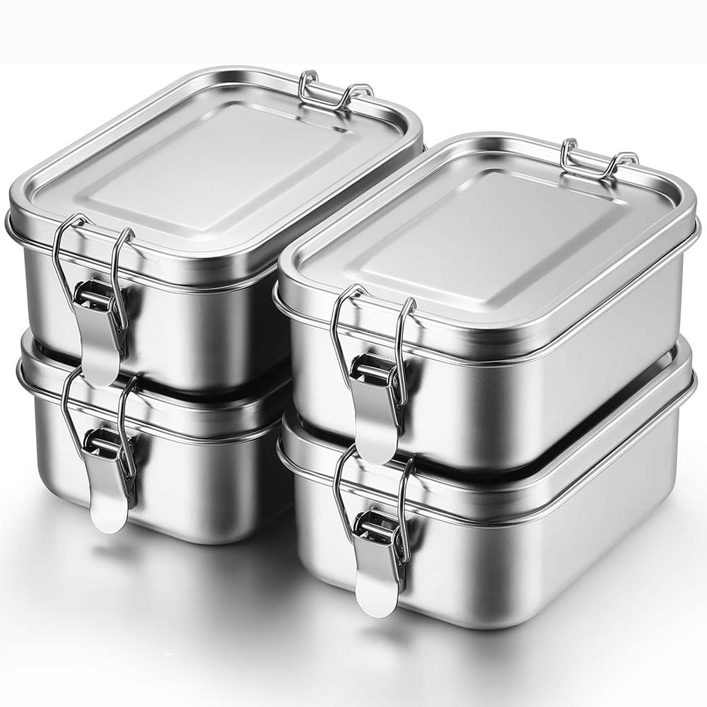 4 stuks roestvrijstalen bentob - Food Snacks For School recensie en prijs