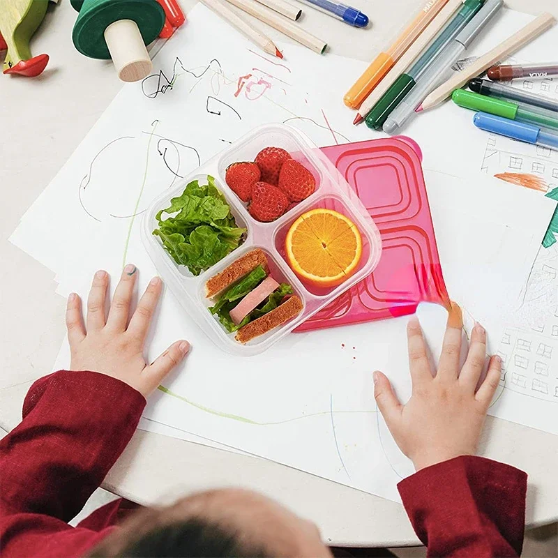 Plastic Bento Snack Box Herbru - Food Snacks For School recensie en prijs