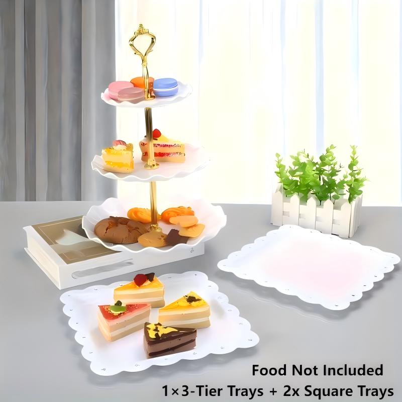 1/3/4/5PCS decoratieve dienbla - Food Snacks For Baby Shower recensie en prijs
