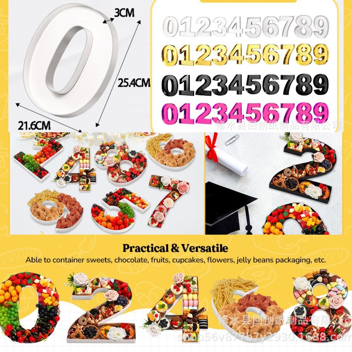 0-9 Nummer Food Trays Verjaard - Food Snacks For Baby Shower recensie en prijs