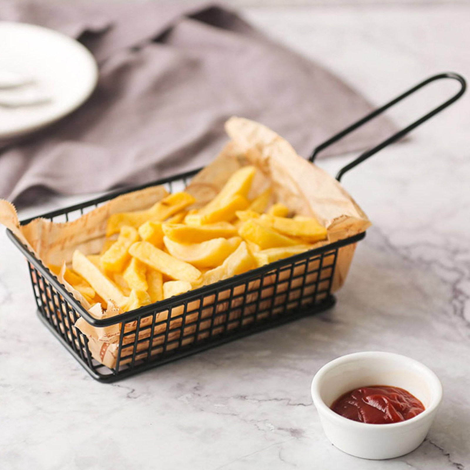 Frituurmand van hoge kwaliteit - Food Snacks High In Iron recensie en prijs