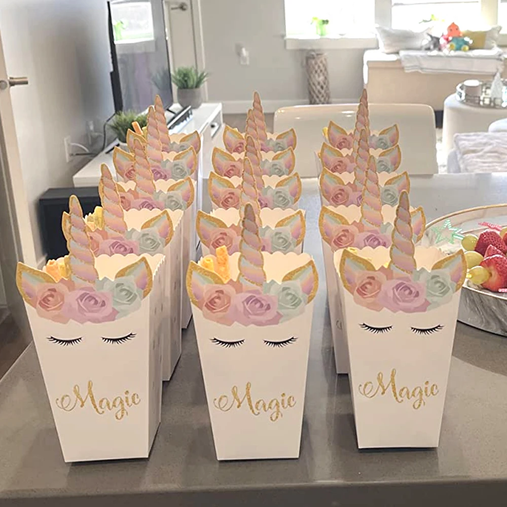 6/12 stks Eenhoorn Popcorn Doo - Food Snacks For Baby Shower recensie en prijs