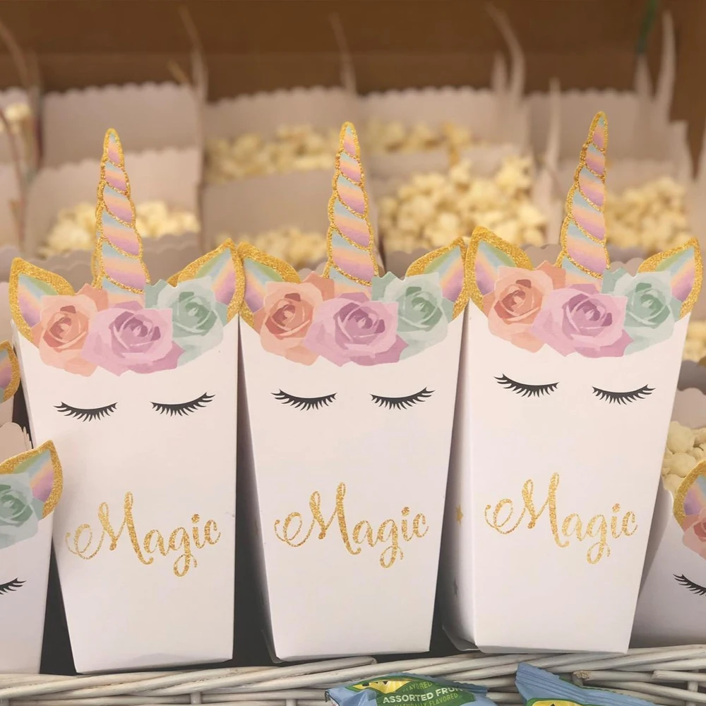 6/12 stks Eenhoorn Popcorn Doo - Food Snacks For Baby Shower recensie en prijs