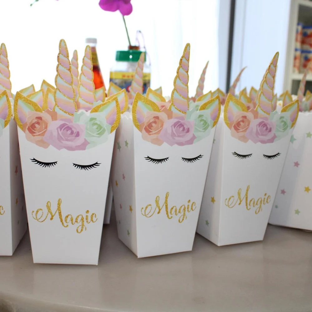 6/12 stks Eenhoorn Popcorn Doo - Food Snacks For Baby Shower recensie en prijs