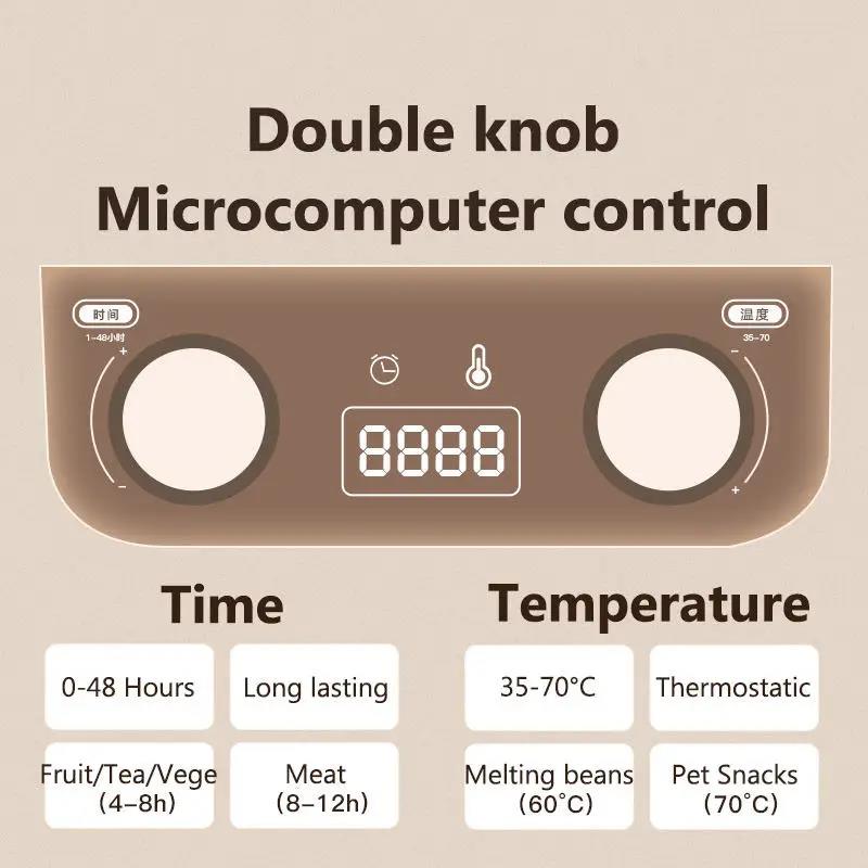 Langdurige thermostatische voe - Food Dehydrator Snacks recensie en prijs