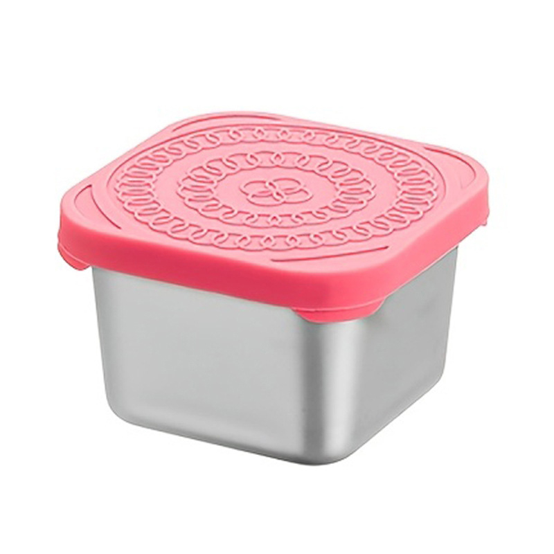 1PC RVS Snackdozen met silicon - Food Snacks For School recensie en prijs